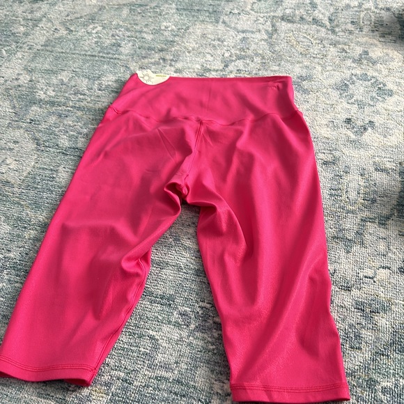 NWT Aerie OFFLINE Real Me Liquid Shine Cropped Leggings - Picture 4 of 5